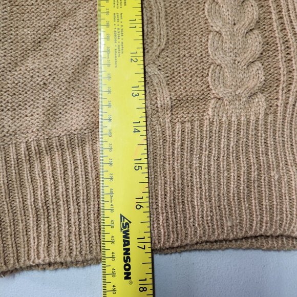 New‎ Derek Heart Women's Sweater Size Medium Brown Long Sleeve Button Warm Top - Picture 15 of 16